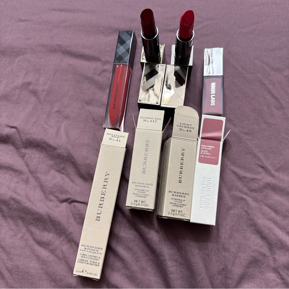 Burberry Lipstick Duo & Liquid Matte in Red and Deep Berry